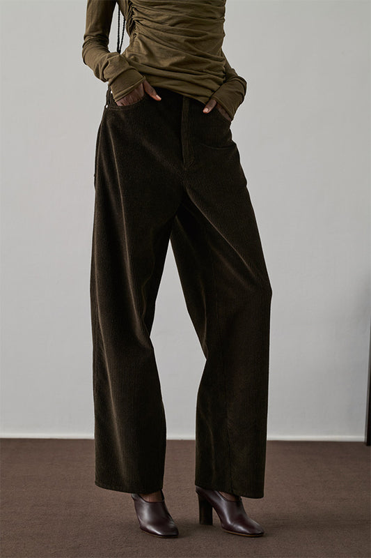 Pantalon Gunther - Ébène - Coton - Femme
